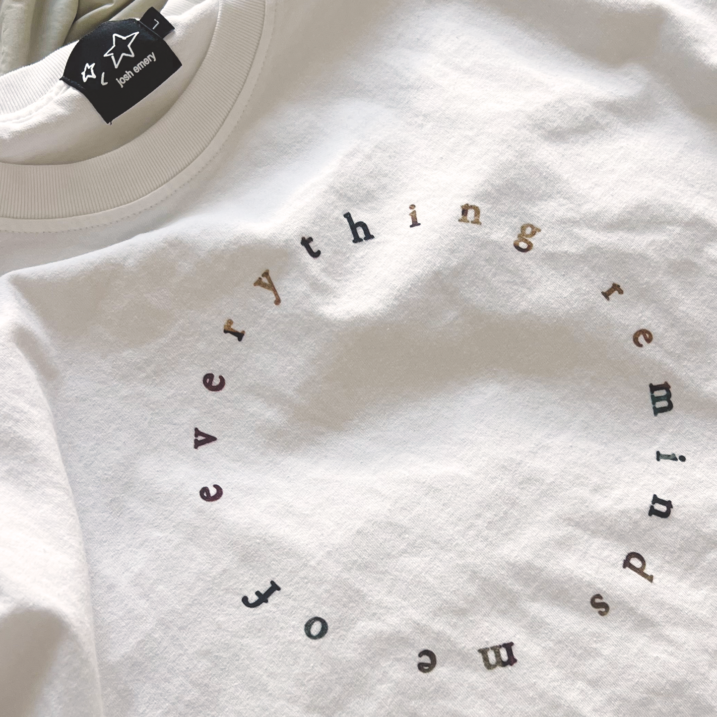 ERMoE Logo / Alt Cover Tee - White
