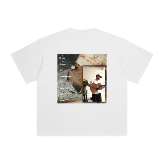 ERMoE Logo / Alt Cover Tee - White